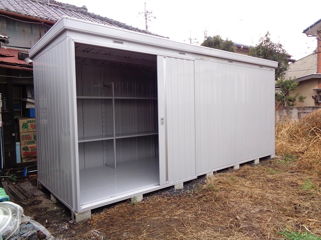 大型のイナバ物置を買取りました / さいたま市岩槻区