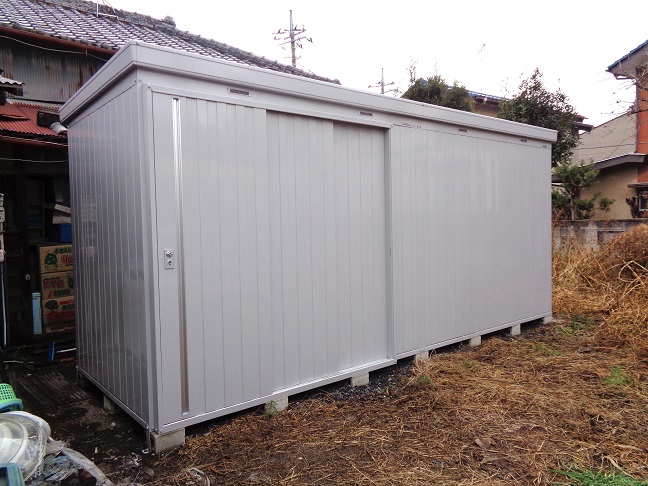 大型のイナバ物置を買取りました / さいたま市岩槻区