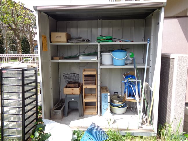 物置+収納品+不用品の撤去回収/千葉県