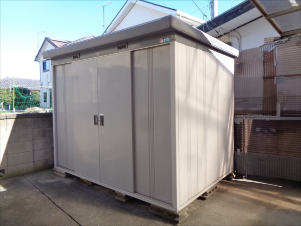 イナバ中型物置を買取/前橋市