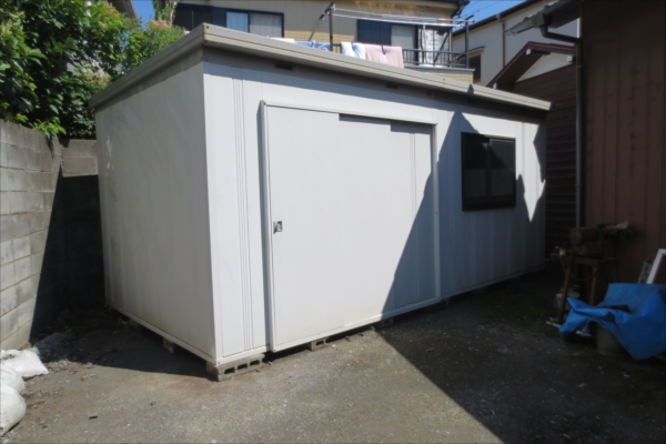 イナバ大型物置の撤去/所沢市