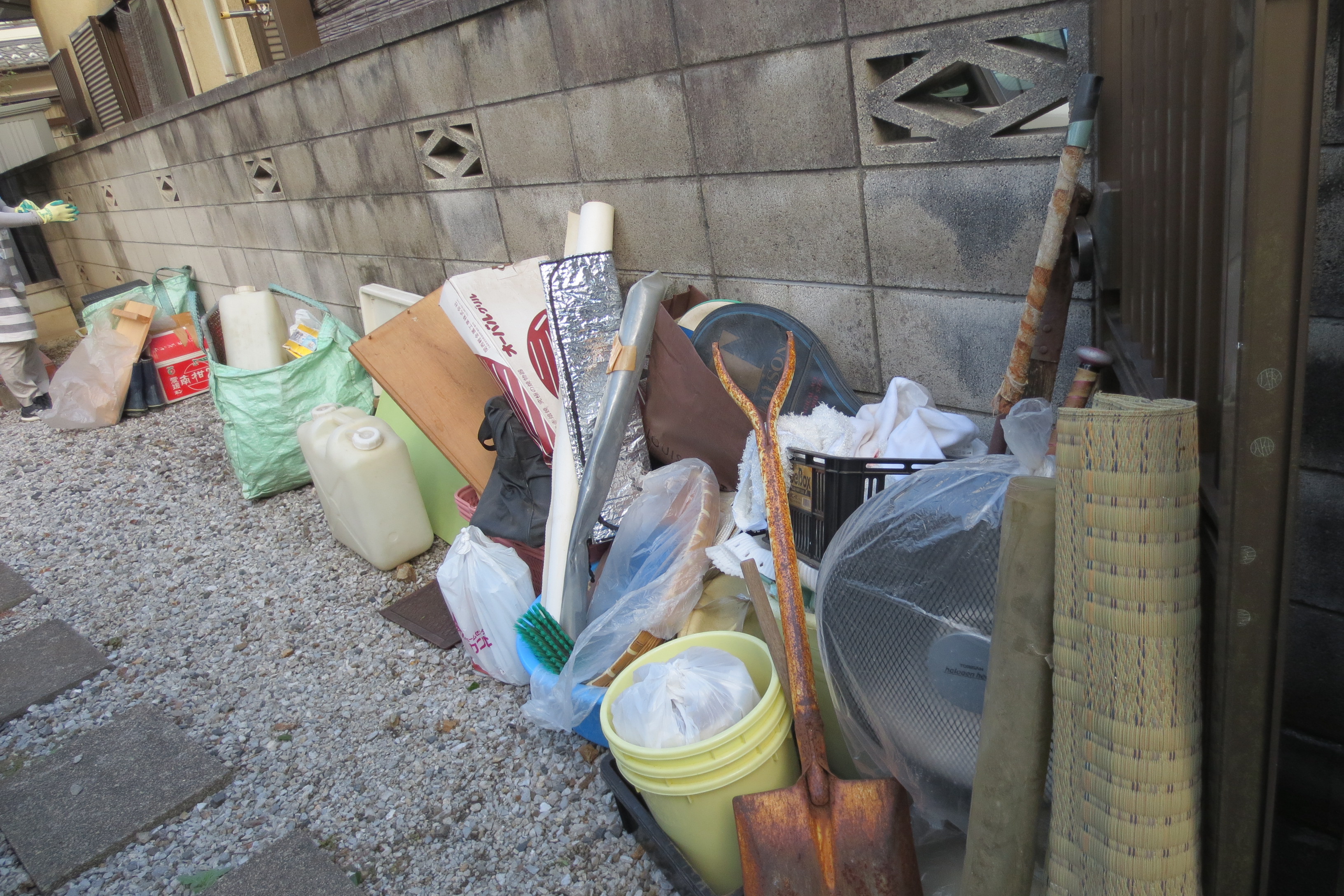 物置を無料撤去および収納品/小山市