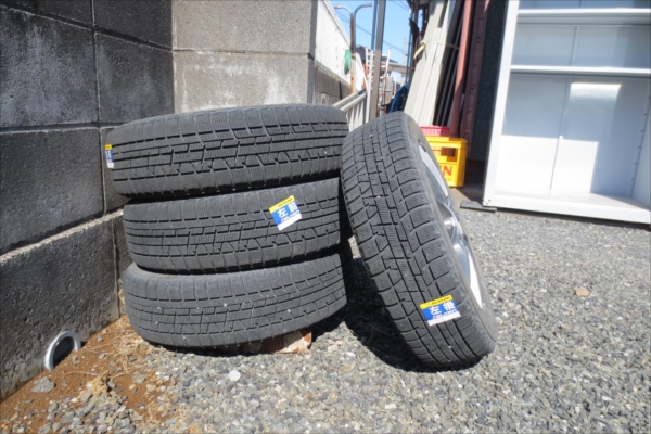 タイヤを無料回収/持ち込み